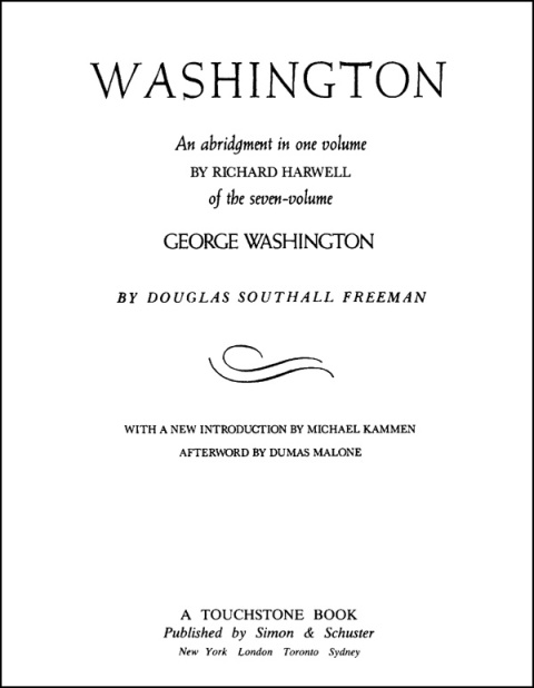 Cover image for book Washington