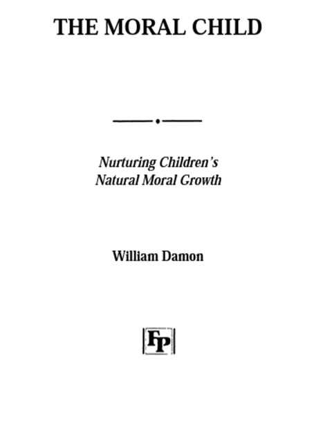 Cover image for book Moral Child