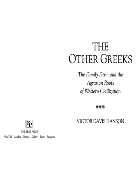 Cover image for book Other Greeks