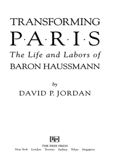 Cover image for book Transforming Paris