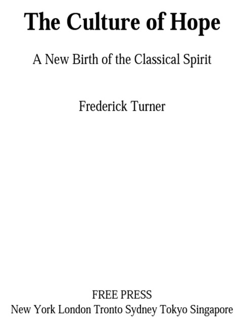 Cover image for book Culture of Hope