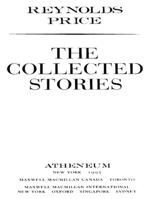 Cover image for book Collected Stories of Reynolds Price