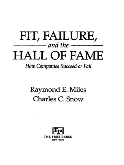Cover image for book Fit, Failure & the Hall of Fame