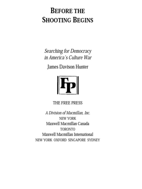 Cover image for book Before the Shooting Begins