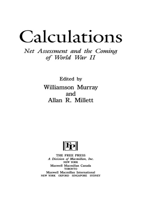 Cover image for book Calculations