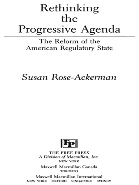 Cover image for book Rethinking the Progressive Agenda