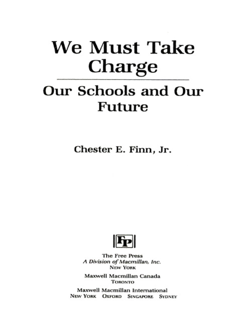 Cover image for book We Must Take Charge!