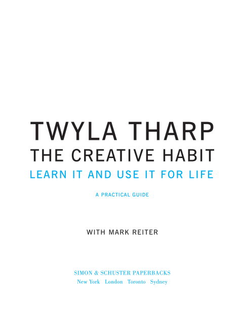 Cover image for book The Creative Habit