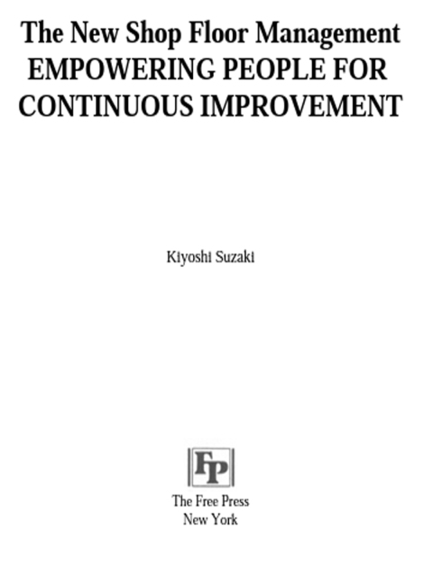 Cover image for book New Shop Floor Management