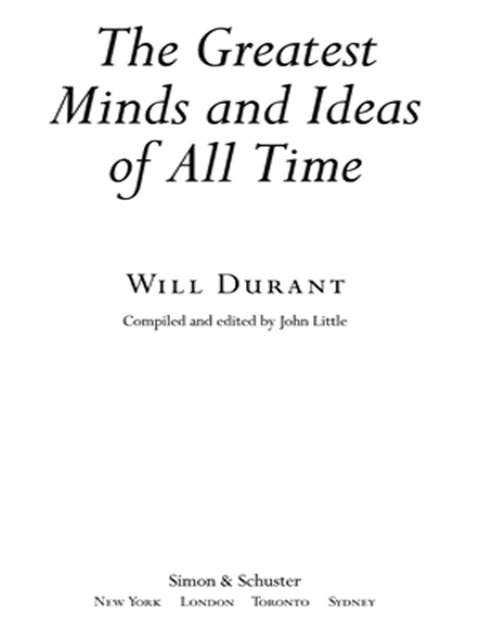 Cover image for book The Greatest Minds and Ideas of All Time