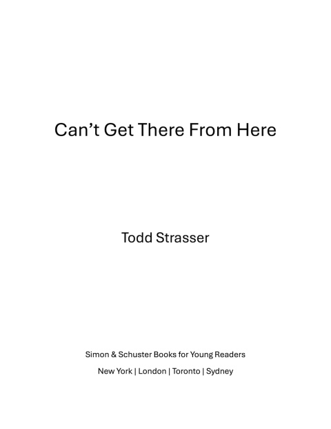 Cover image for book Can't Get There from Here