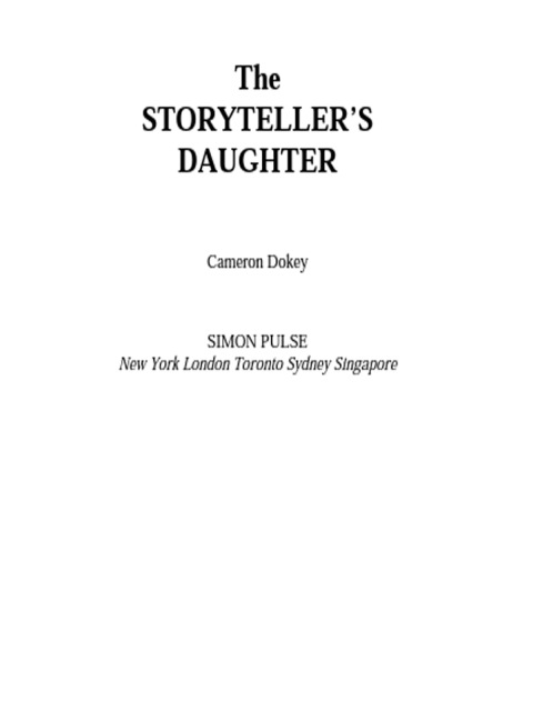 Cover image for book The Storyteller's Daughter