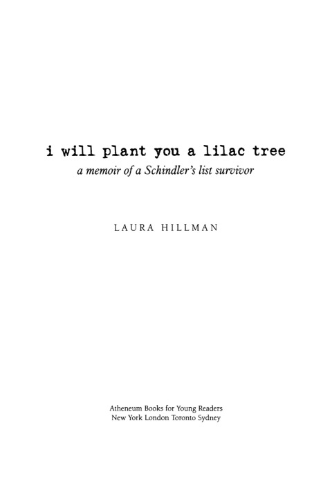 Cover image for book I Will Plant You a Lilac Tree
