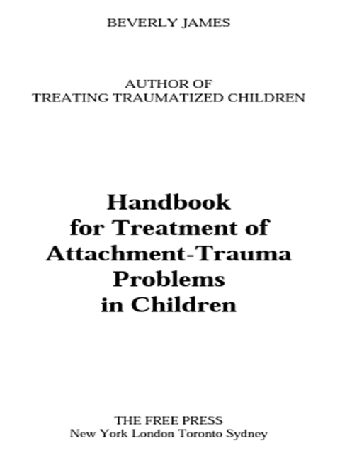 Cover image for book Handbook for Treatment of Attachment Problems in C