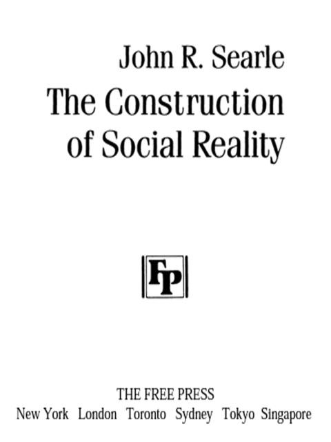Cover image for book The Construction of Social Reality