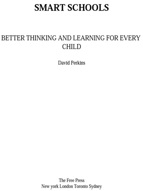 Cover image for book Smart Schools