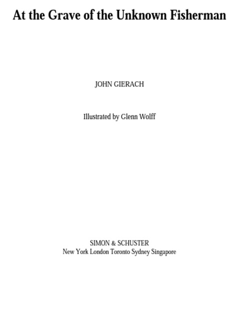 Cover image for book At the Grave of the Unknown Fisherman