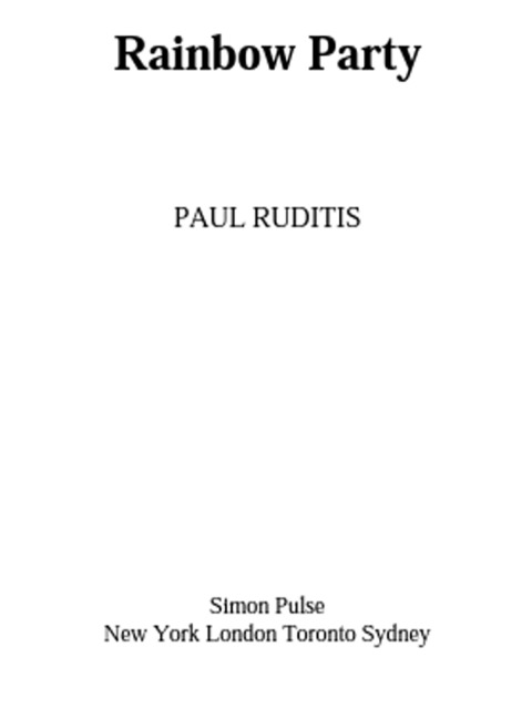 Cover image for book Rainbow Party