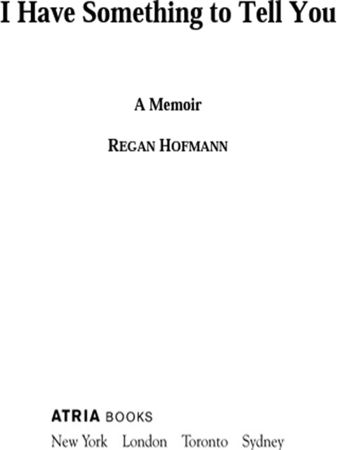 Cover image for book I Have Something to Tell You