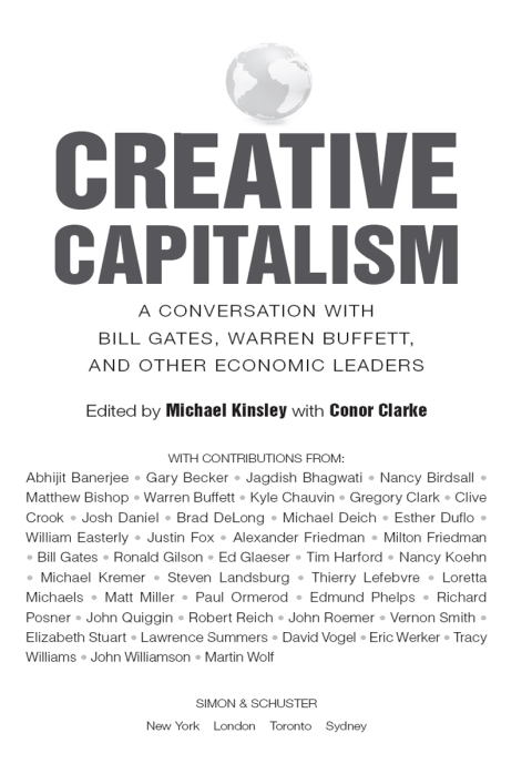 Cover image for book Creative Capitalism
