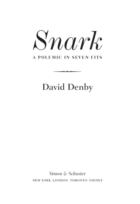 Cover image for book Snark