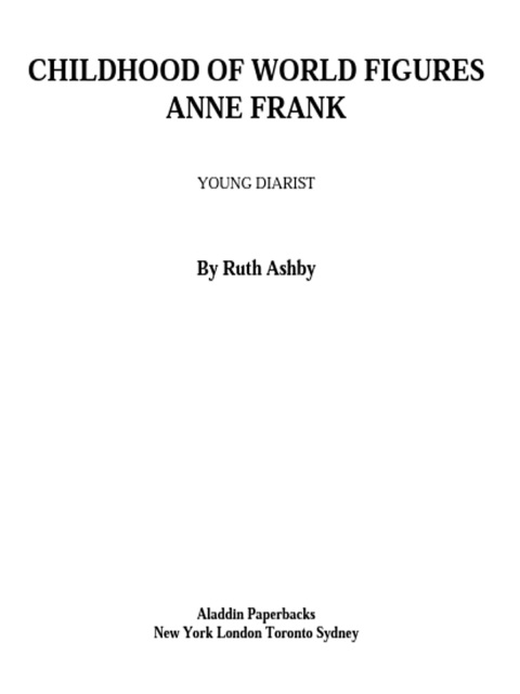Cover image for book Anne Frank