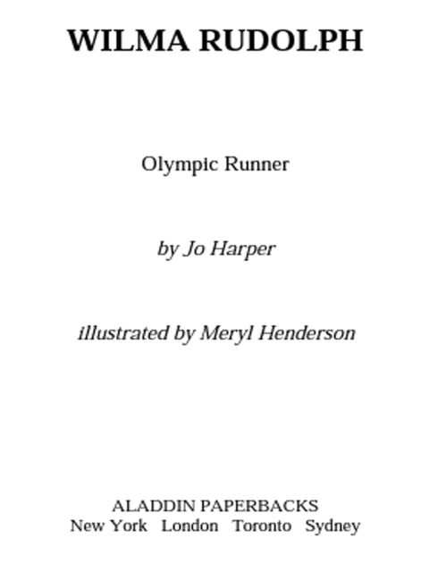 Cover image for book Wilma Rudolph
