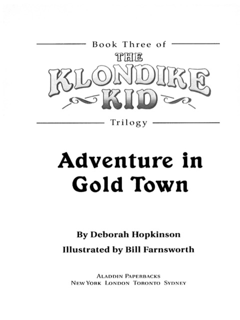 Cover image for book Adventure in Gold Town