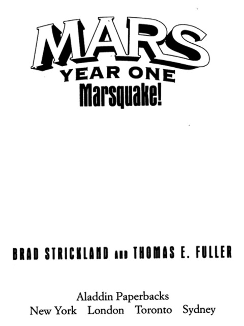 Cover image for book Marsquake!