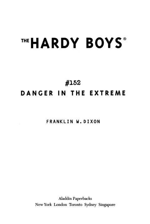 Cover image for book Danger in the Extreme