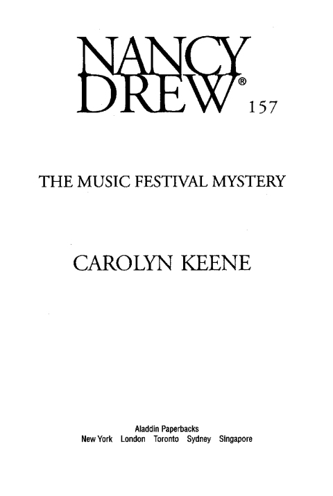 Cover image for book The Music Festival Mystery