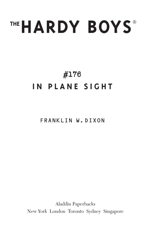 Cover image for book In Plane Sight
