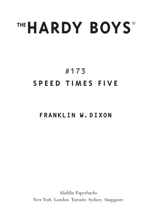 Cover image for book Speed Times Five