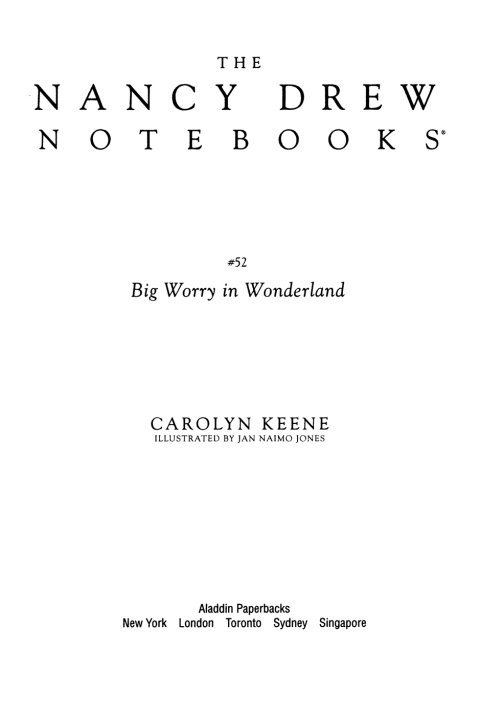 Cover image for book Big Worry in Wonderland