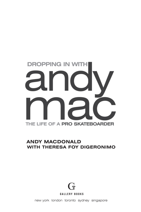 Cover image for book Dropping in with Andy Mac