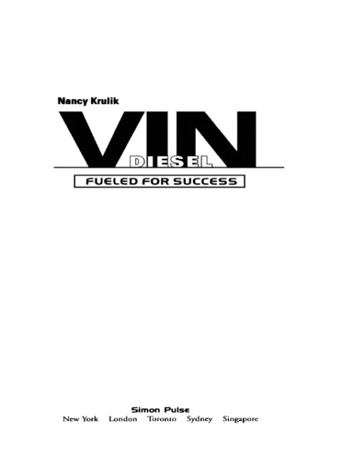 Cover image for book Vin Diesel