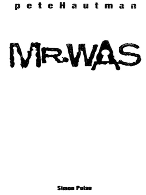 Cover image for book Mr. Was