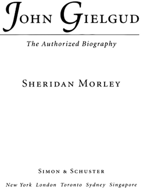 Cover image for book John Gielgud