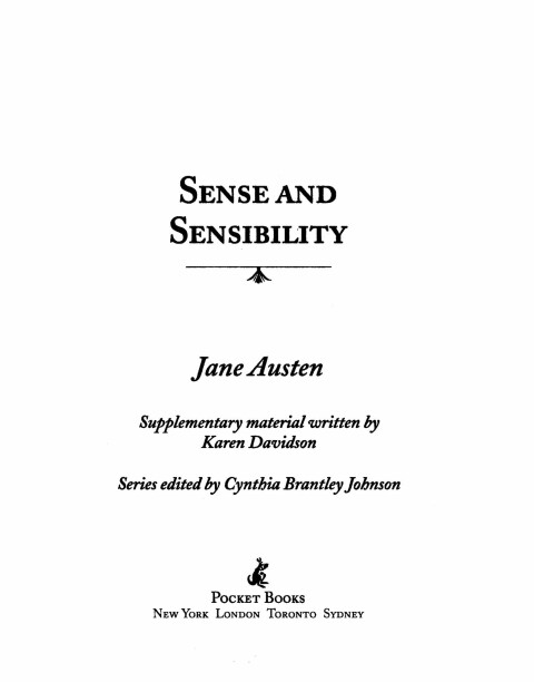 Cover image for book Sense and Sensibility