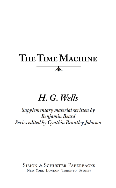 Cover image for book The Time Machine