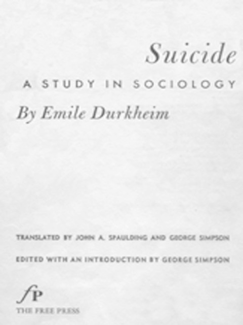 Cover image for book Suicide
