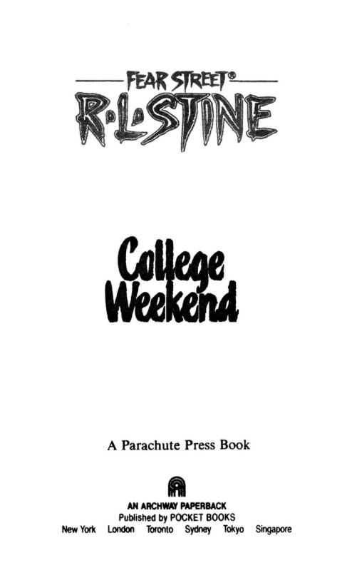 Cover image for book College Weekend