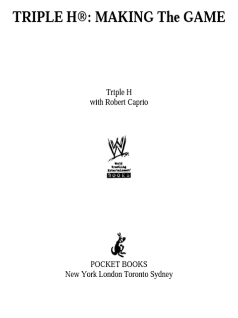 Cover image for book Triple H Making the Game