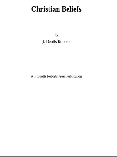 Cover image for book Christian Beliefs