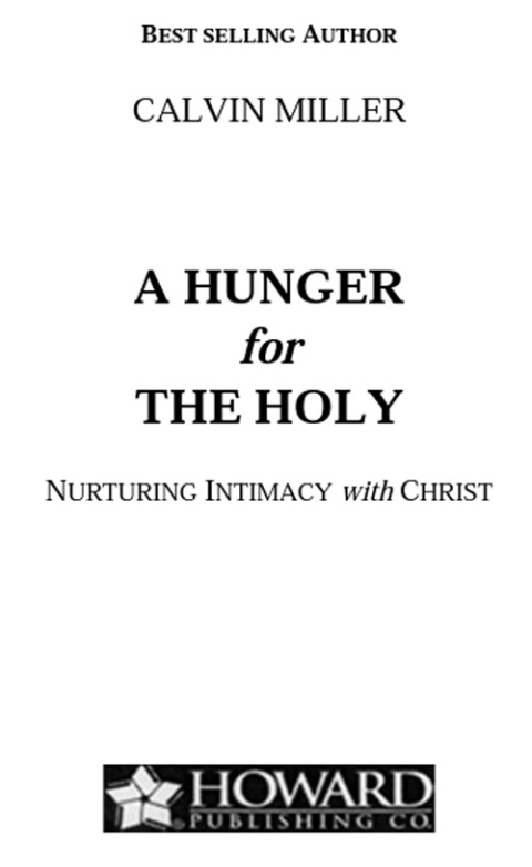 Cover image for book A Hunger for the Holy