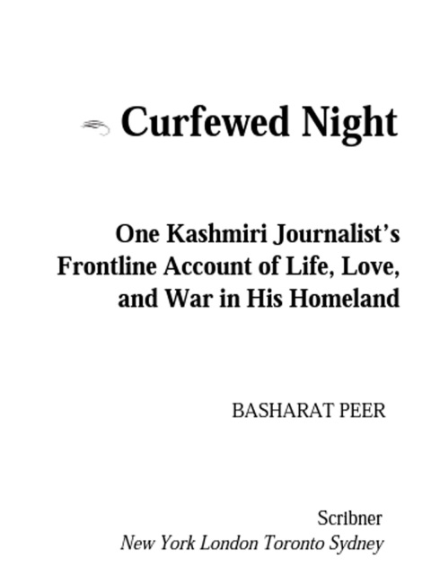 Cover image for book Curfewed Night