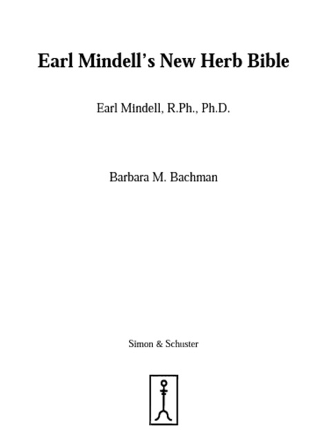 Cover image for book Dr. Earl Mindell's Herb Bible