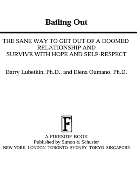Cover image for book Bailing Out