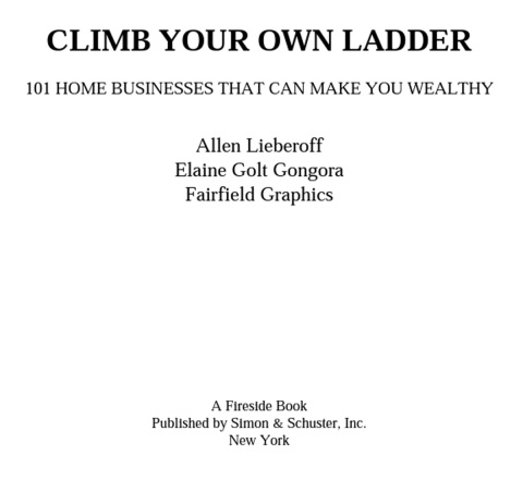 Cover image for book Climb Your Own Ladder