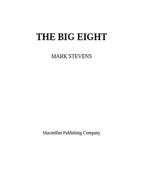 Cover image for book The Big Eight